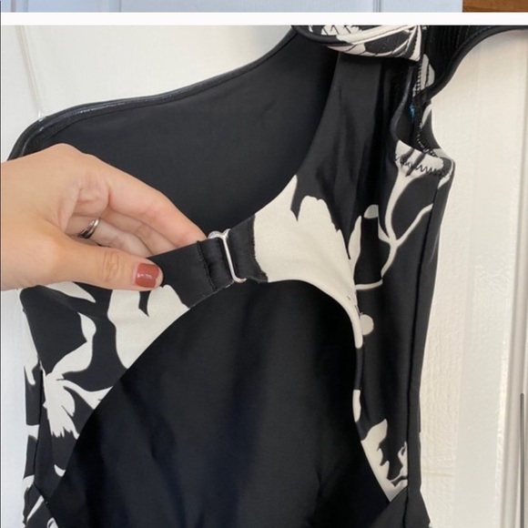 H&M x Johanna Ortiz black asymmetrical swim suit - Picture 10 of 12